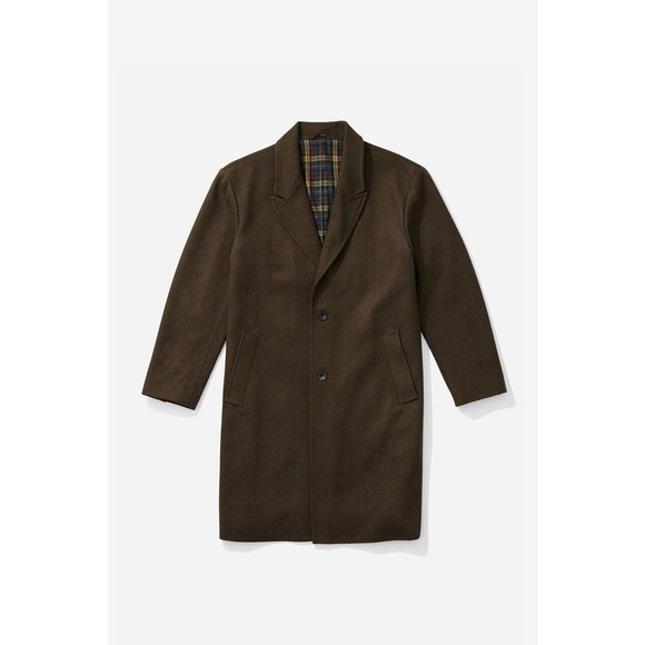 Saturdays New York City Kawano Wool Overcoat Large - Picture 12 of 12